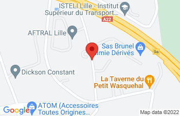 Lieu de stages AFTRAL sur la carte de Lille