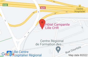 Lieu de stages CAMPANILE sur la carte de Lille