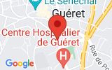 Plan Google Stage recuperation de points Guéret 23000, 19 Avenue de la Sénatorerie