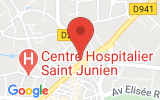 Plan Google Stage recuperation de points Saint-Junien 87200, 57 Boulevard Victor Hugo