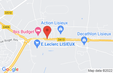 Lieu de stages Hotel Campanile Lisieux sur la carte de Lisieux