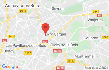 Lieu de stages LIVRY GARGAN sur la carte de Livry-Gargan