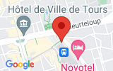 Plan Google Stage recuperation de points Tours 37000, 9 Place du Général Leclerc