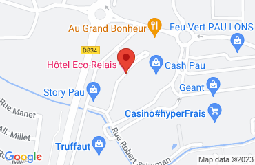 Lieu de stages Hotel le Relais sur la carte de Lons