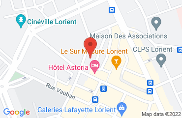 Lieu de stages DOUGUET FORMATION sur la carte de Lorient