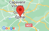 Plan Google Stage recuperation de points Épinal 88000, 