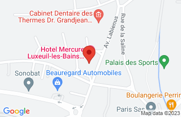 Lieu de stages Hotel Mercure Luxeuil Les Bains sur la carte de Luxeuil-les-Bains