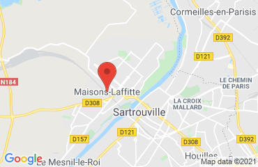 Lieu de stages Hôtel Cerise Maison Laffitte sur la carte de Maisons-Laffitte