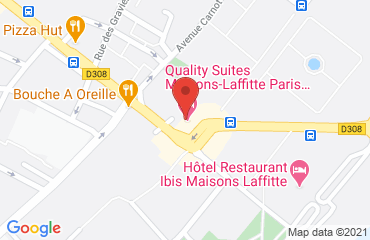 Lieu de stages Hôtel QUALITY SUITES (Anciennement Hôtel CERISE) sur la carte de Maisons-Laffitte
