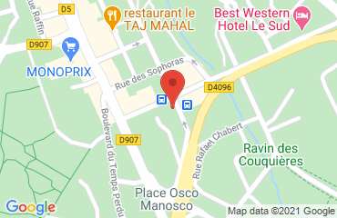 Lieu de stages Best Western Le Sud sur la carte de Manosque