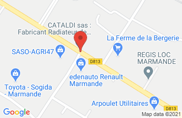 Lieu de stages CAMPANILE sur la carte de Marmande