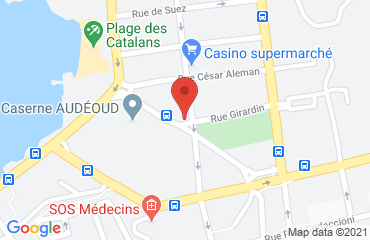 Lieu de stages ESAT DE CATALANS sur la carte de Marseille