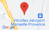 Plan Google Stage recuperation de points Vitrolles 13127, ZI Couperigne Rue Blaise Pascal