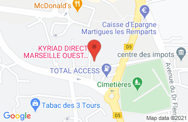 Lieu de stages KYRIAD DIRECT sur la carte de Martigues