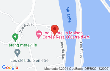 Lieu de stages La Maison carrée sur la carte de Méréville