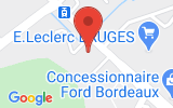 Plan Google Stage recuperation de points Le Bouscat 33110, 128 Route du Médoc