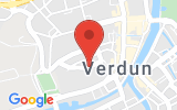 Plan Google Stage recuperation de points Verdun 55100, Place Monseigneur Ginisty
