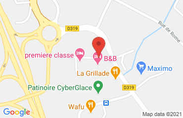 Lieu de stages Hôtel Campanile sur la carte de Monéteau