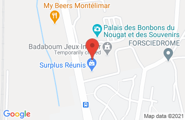 Lieu de stages LE PALAIS DES BONBONS ET DU NOUGAT sur la carte de Montélimar