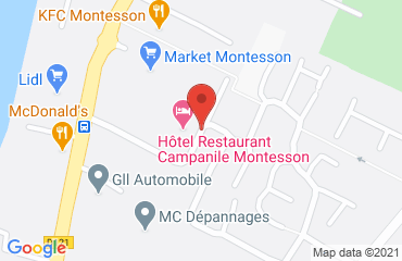 Lieu de stages HOTEL CAMPANILE sur la carte de Montesson