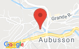Plan Google Stage recuperation de points Aubusson 23200, Esplanade Charles de Gaulle