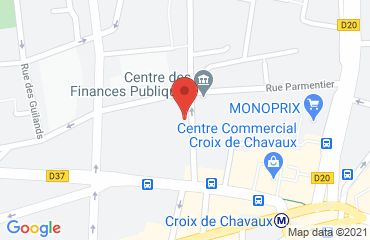 Lieu de stages MONTREUIL sur la carte de Montreuil