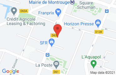 Lieu de stages FEDERATION NATIONALE DE L'ACE sur la carte de Montrouge