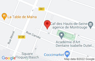 Lieu de stages SGEC Espace Montalembert sur la carte de Montrouge