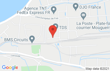 Lieu de stages AFTRAL sur la carte de Mouguerre
