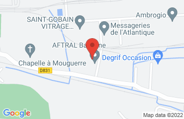 Lieu de stages AFTRAL sur la carte de Mouguerre