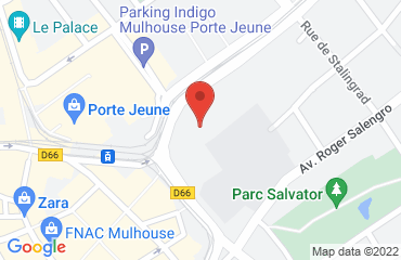 Lieu de stages CENTRE EUROPE PERMIS sur la carte de Mulhouse