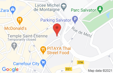 Lieu de stages HOTEL SALVATOR sur la carte de Mulhouse