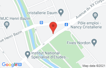 Lieu de stages FAST FORMATIONS sur la carte de Nancy