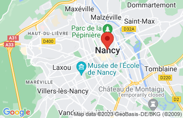 Lieu de stages Hotel IBIS Centre Sainte Catherine sur la carte de Nancy