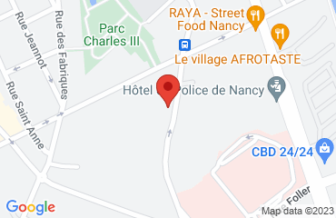 Lieu de stages OZ MOVE GARDEN sur la carte de Nancy