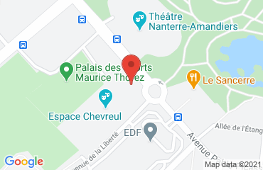 Lieu de stages CAMPANILE sur la carte de Nanterre