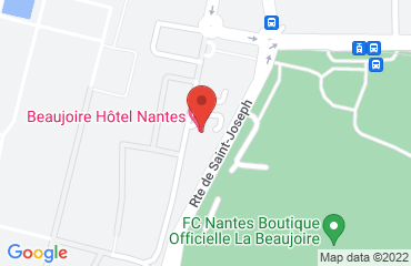 Lieu de stages HOTEL LE BEAUJOIRE sur la carte de Nantes