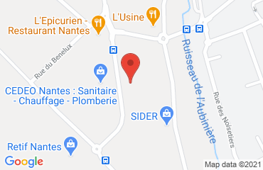 Lieu de stages CENTRE DE FORMATION ASR sur la carte de Nantes