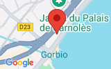 Plan Google Stage recuperation de points Menton 06500, 4 ave. Général De Gaulle