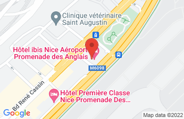 Lieu de stages IBIS NICE AEROPORT sur la carte de Nice