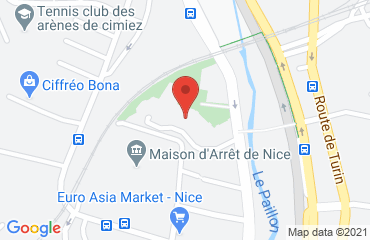 Lieu de stages CER DU SUD EST sur la carte de Nice