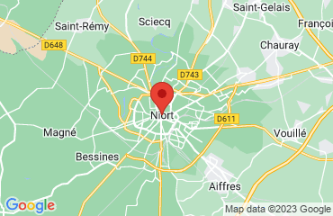 Lieu de stages Hotel IBIS Mendes France sur la carte de Niort