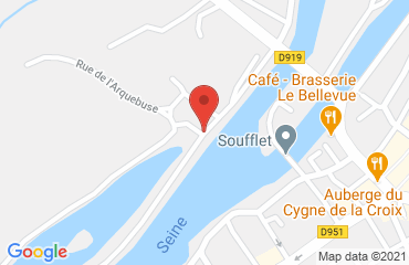 Lieu de stages Le Domaine des Graviers sur la carte de Nogent-sur-Seine