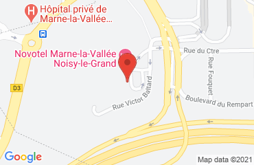 Lieu de stages Hotel Ibis sur la carte de Noisy-le-Grand