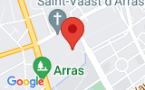 Plan Google Stage recuperation de points Arras 62000, 1 bis Rue sainte claire