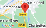 Plan Google Stage recuperation de points La Rochette 77000, 