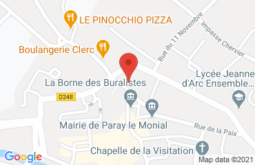 Lieu de stages HOSTELLERIE DES TROIS PIGEONS sur la carte de Paray-le-Monial