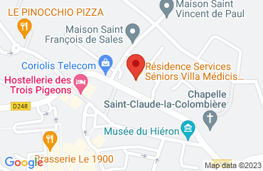 Lieu de stages VILLA MEDICIS sur la carte de Paray-le-Monial