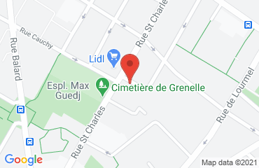 Lieu de stages CER ICARE FORMATIONS sur la carte de Paris
