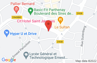 Lieu de stages CITOTEL ST JACQUES sur la carte de Parthenay